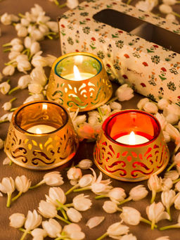 Fabindia - Ramy Metal Votive Holder (Pack of 3)