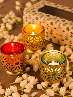 Fabindia - Ramy Metal Votive Holder (Pack of 3)