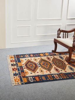 Fabindia - Purva Woolen Printed Dhurrie