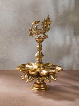 Fabindia - Brass Mehnoor Oil Lamp