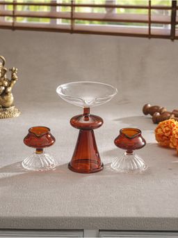 Trovea's - Amberaura Diya Trio (Pack Of 3)