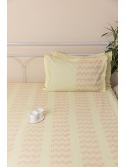 ADYA - Light Yellow Cotton Bedcover