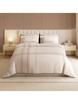 SPACES - Loom Impressions 350 Tc Egyptian Cotton Abstract King Bedsheet with 2 Pillow Covers