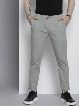 The Indian Garage Co - Men Grey Solid/Plain Trouser