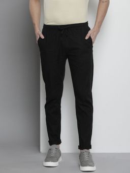 The Indian Garage Co - Men Black Solid/Plain Trouser