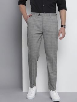 The Indian Garage Co - Men Grey Checks Trouser