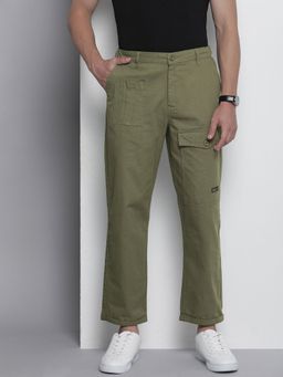 The Indian Garage Co - Men Green Solid/Plain Trousers
