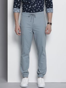The Indian Garage Co - Men Blue Solid/Plain Joggers