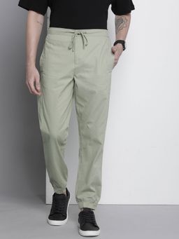 The Indian Garage Co - Men Green Solid/Plain Joggers
