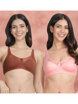Shyaway - Susie By Shyaway Mesh Neckline Non Padded Everyday Bra (Pack of 2)