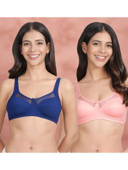 Shyaway - Susie By Shyaway Mesh Neckline Non Padded Everyday Bra (Pack of 2)