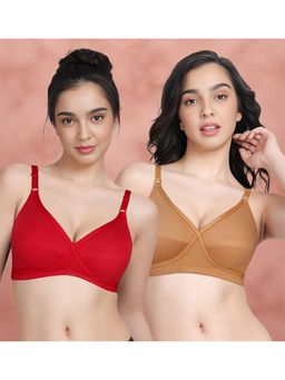 Shyaway - Susie By Shyaway X Frame Seamed Wirefree Everyday Bra (Pack of 2)