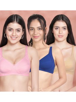 Shyaway - Susie By Shyaway Non Padded Everyday Side Support Bra (Pack of 3)
