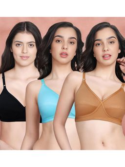 Shyaway - Susie By Shyaway X Frame Seamed Wirefree Everyday Bra (Pack of 3)