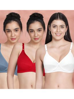 Shyaway - Susie By Shyaway X Frame Seamed Wirefree Everyday Bra (Pack of 3)