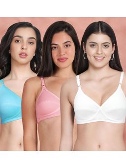 Shyaway - Susie By Shyaway X Frame Seamed Wirefree Everyday Bra (Pack of 3)