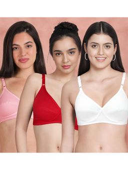 Shyaway - Susie By Shyaway X Frame Seamed Wirefree Everyday Bra (Pack of 3)