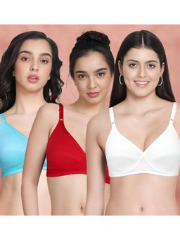 Shyaway - Susie By Shyaway X Frame Seamed Wirefree Everyday Bra (Pack of 3)