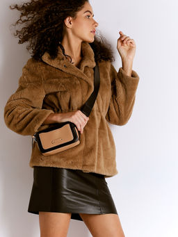 VERO MODA - Black Colourblocked Sling Bag