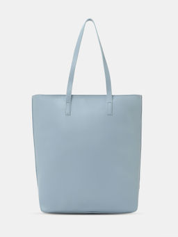 VERO MODA - Solid Light Blue Tote Bag