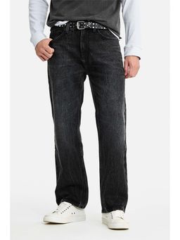 Snitch - Charcoal Solid Plain Casual Cotton Jeans