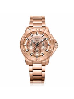 Alexandre Christie - AC 6609 BFB Ladies Multi Function Watch - Rose Gold