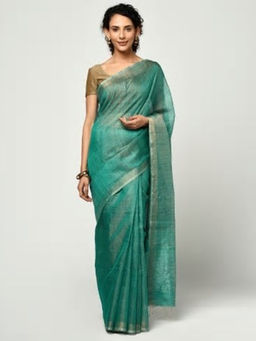 Fabindia - Silk Matka Woven Sari