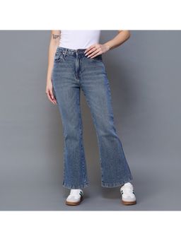 Xpose - Blue High-Rise Bell-Bottom Style Flared Jeans