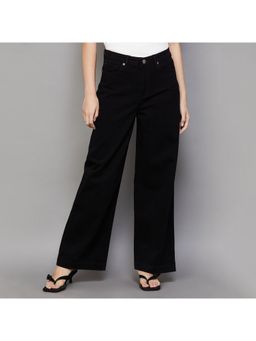 Xpose - Black Comfort Vintage Wide Leg High-Rise Jeans