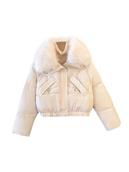 MISS MOSA BY AKANKSHA - Eloise Warm Fur Puffer Off White Jacket