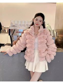 MISS MOSA BY AKANKSHA - Ivara Winter Fur Pink Jacket