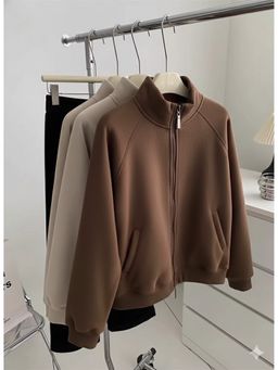 MISS MOSA BY AKANKSHA - Maddele Premium Fleece Brown Jacket