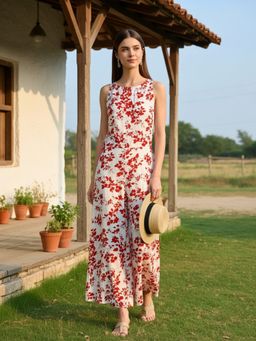 Sera - Premium Viscose Printed Jumpsuit