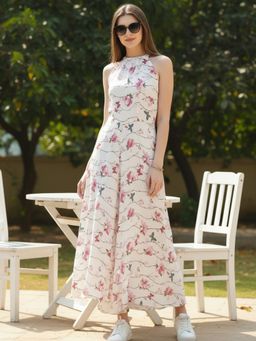 Sera - Premium Viscose Floral Printed Jumpsuit