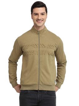 ColorPlus - Regular Fit Solid Beige Sweatshirt