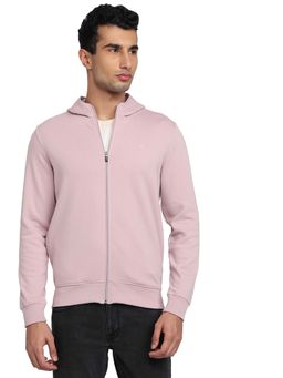 Park Avenue - Slim Fit Solid Medium Violet Sweatshirt