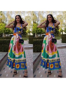 Loveable Creations By Muskan - Aline Multicolour Co-Ord Set