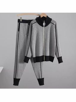 Loveable Creations By Muskan - Women Domenica Black Cotton Co-Ord Set