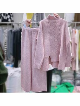 Loveable Creations By Muskan - Women Vanice Pink Cotton Co-Ord Set