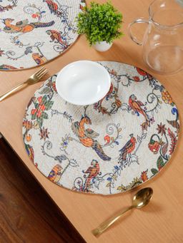 HOSTA HOMES - Pure Cotton Printed Table Placemats Pack Of 2