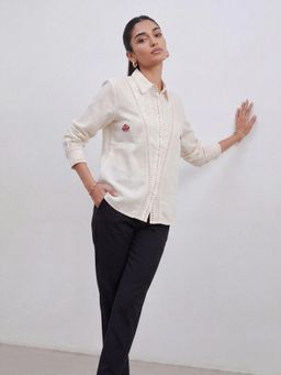 DaKauz - Embroidered Panel Shirt