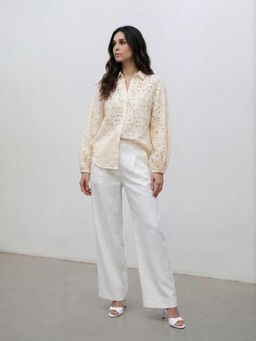DaKauz - Luna Broderie Statement Shirt