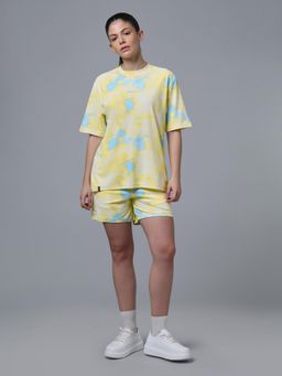 Technosport - Women Tie & Dye Slim Fit Sports Co-ord set