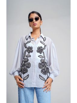 Galocher Clothing - Embroidered Party Wear Shirt