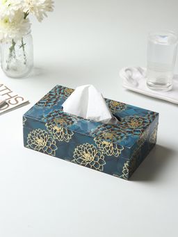 De Maison Decor - Sapphire Wreath Tissue Box