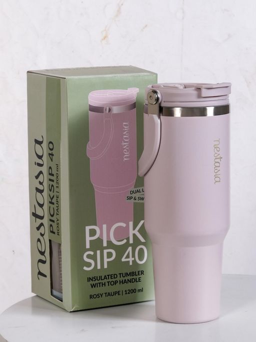 Nestasia Lavender Pick Sip 40 Insulated Tumbler With Top Handle