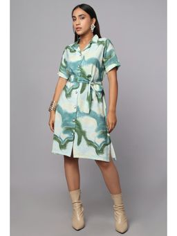 TAMISKA BY NARENDRA KUMAR - Dreamwave Crinkle Shirt Dress