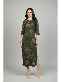 TAMISKA BY NARENDRA KUMAR - Tara’s Bloom Knit Midi Dress
