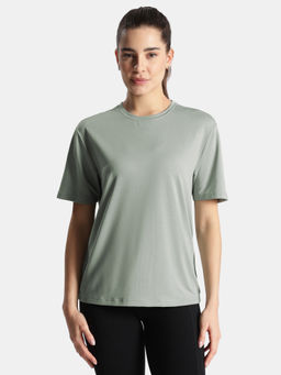 Jockey - Women Mw53 Microfiber Breathable Mesh T-shirt- Green