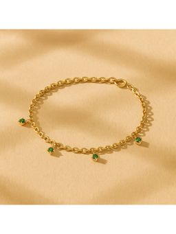 ANUSHKA JAIN JEWELLERY - Emerald Drop Bracelet